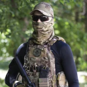 Airsoft eriüksuse treening varemetes