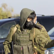 CQB treening hoonestatud alal Loksal